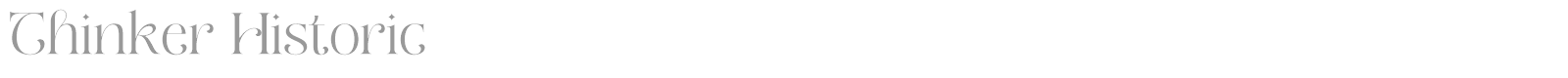 Thinker Historic font preview